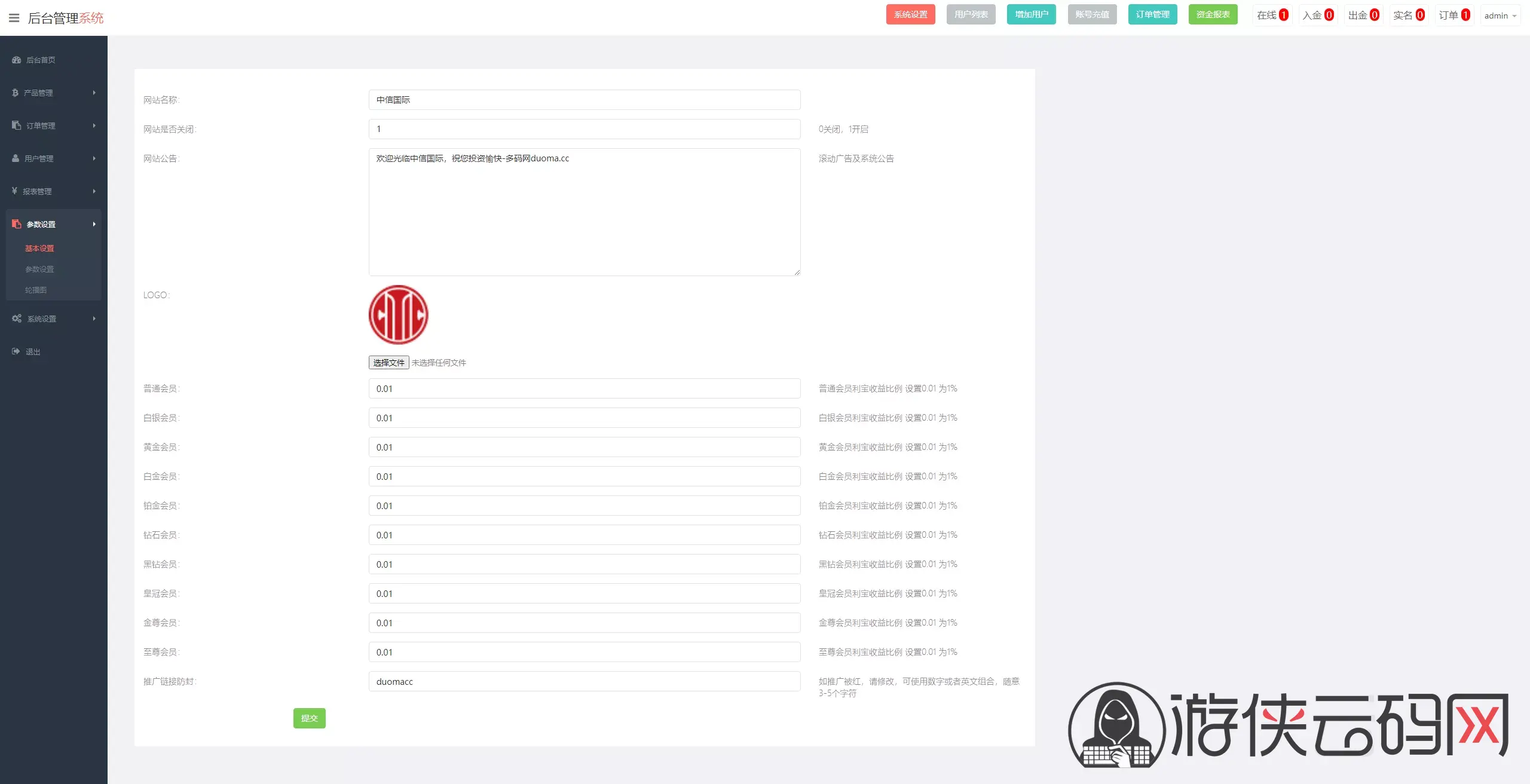 【中信国际微盘微交易所源码】黄金白银+外汇+期货+股票指数+前端html+后端php
